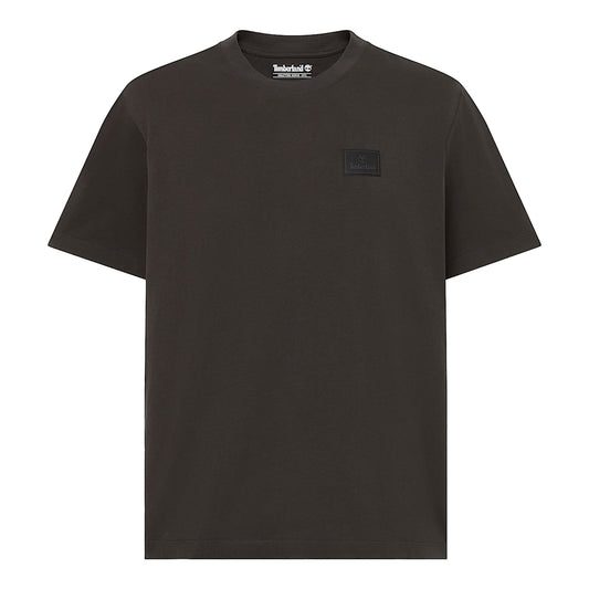T-shirt Uomo con logo in silicone Nero