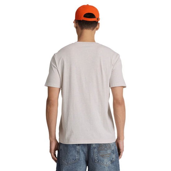 T-shirt Uomo, a maniche corte, con logo in silicone 