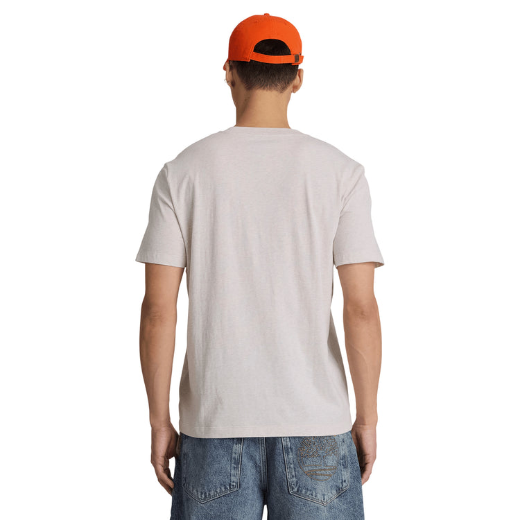 T-shirt Uomo, a maniche corte, con logo in silicone 