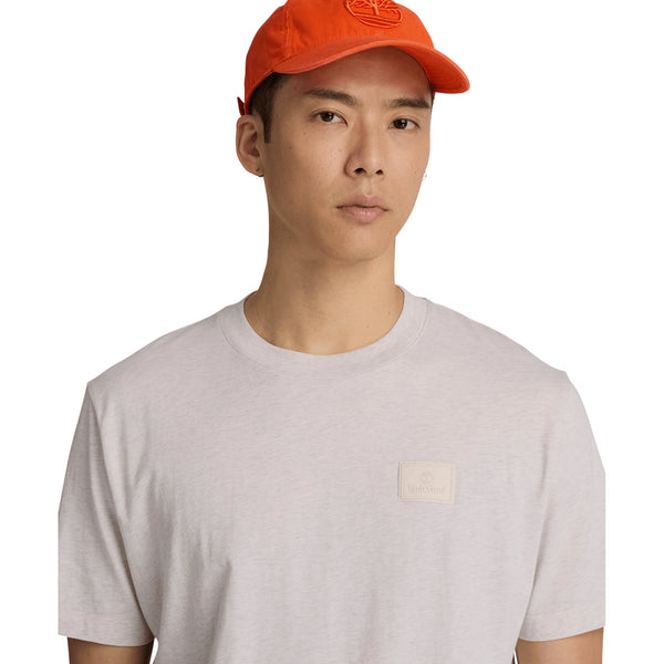 T-shirt Uomo, a maniche corte, con logo in silicone 