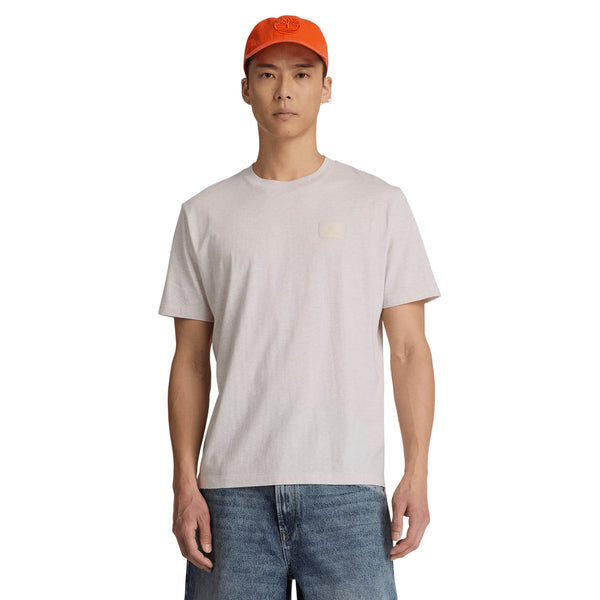 T-shirt Uomo, a maniche corte, con logo in silicone 