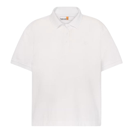 Polo in Piqué da Donna bianca