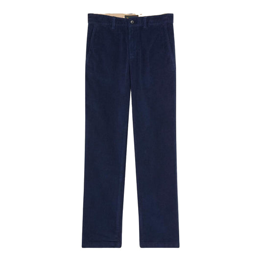 Pantalone Uomo Claremont in velluto a coste blu scuro