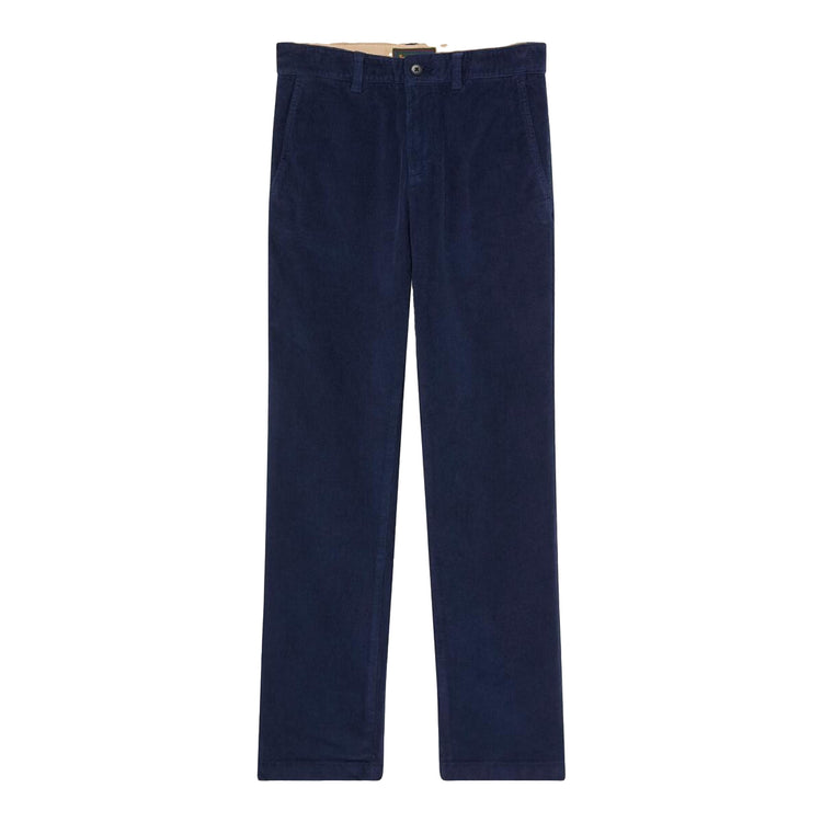 Pantalone Uomo Claremont in velluto a coste blu scuro