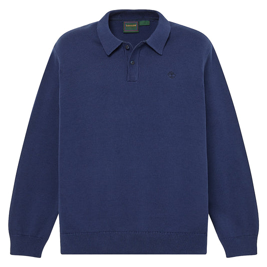 Maglione Uomo stile polo Williams River Blu