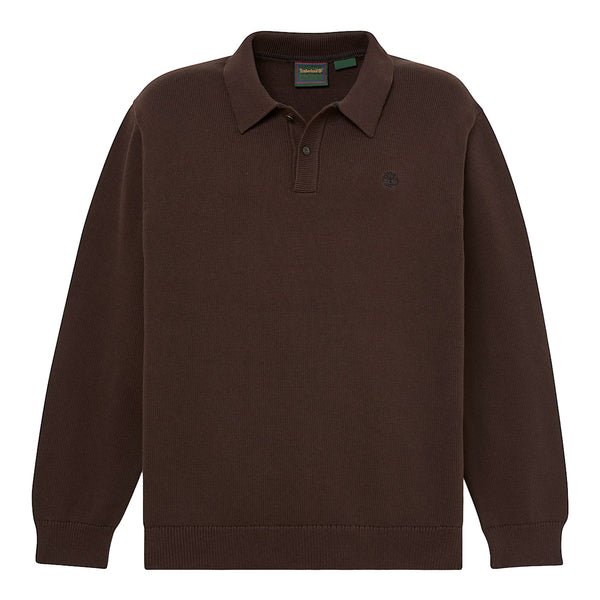 Maglione Uomo stile polo Williams River Marrone