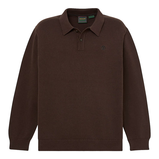 Maglione Uomo stile polo Williams River Marrone