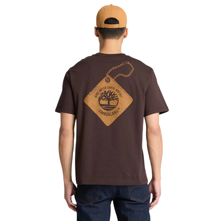  T-shirt Uomo girocollo, con maxi stampa posteriore