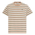 T-shirt Uomo dal design a righe Beige
