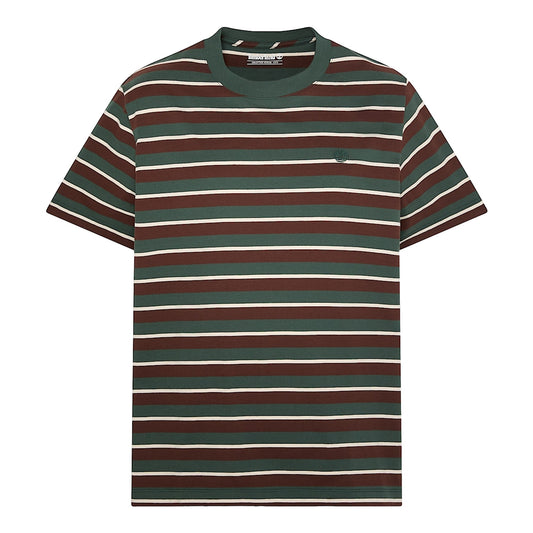 T-shirt Uomo dal design a righe Verde