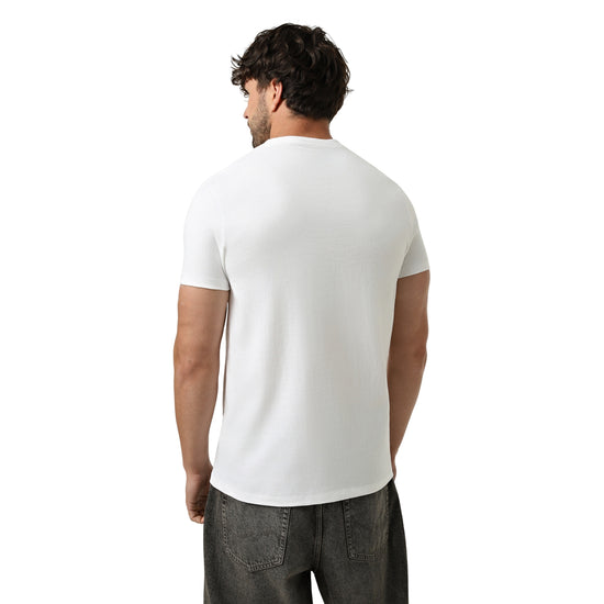 T-shirt Uomo Bianca con grafica frontale retro