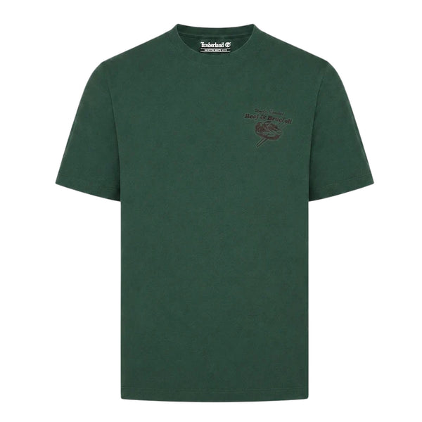 T-shirt Uomo Verde con grafica Beef&Broccoli