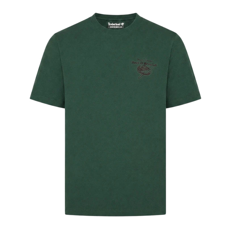 T-shirt Uomo Verde con grafica Beef&Broccoli