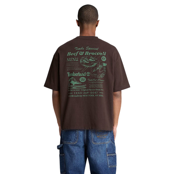 T-shirt Uomo relaxed fit, con stampa Beef&Broccoli 