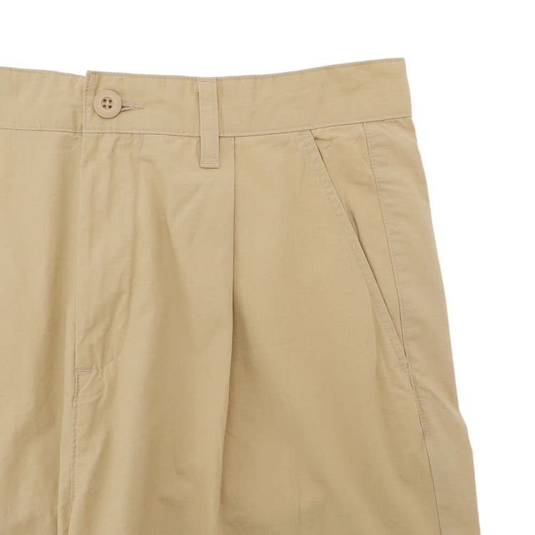 Pantaloni Beige Uomo Plissettati Claremont