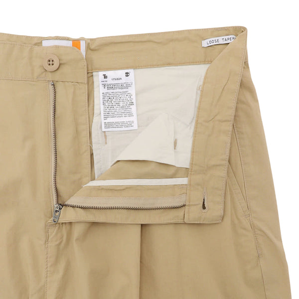Pantaloni Beige Uomo Plissettati Claremont