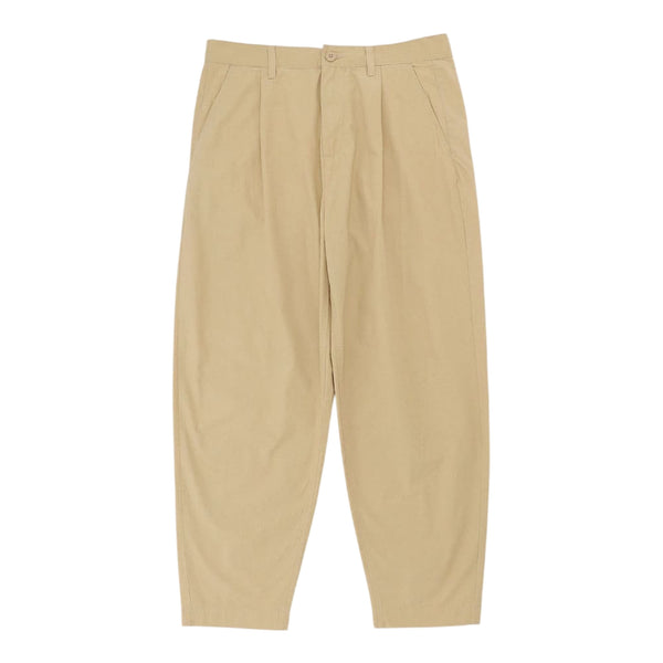 Pantaloni Beige Uomo Plissettati Claremont