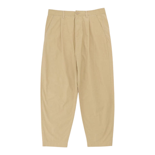 Pantaloni Beige Uomo Plissettati Claremont