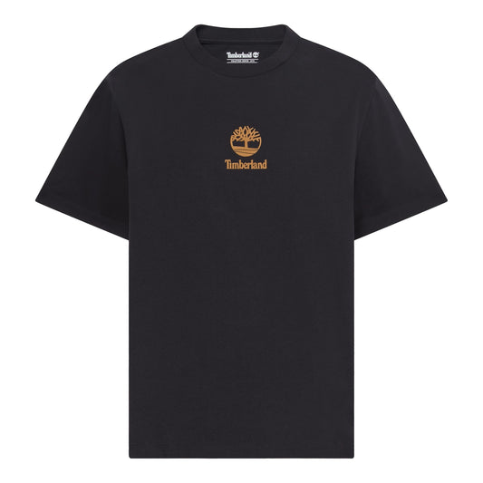 T-shirt Uomo Print Stack Logo Nero