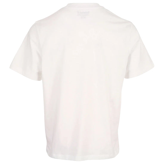 T-shirt Uomo Print Stack Logo Bianco retro