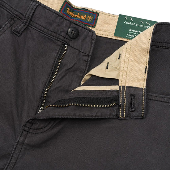 Pantalone Uomo Nero, in twill, con tasconi cargo