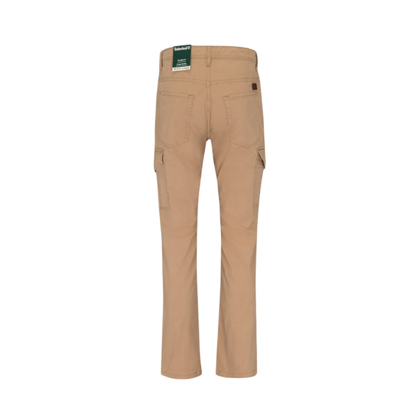 Pantalone Uomo Cargo in twill Beige retro