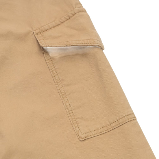 Pantalone Uomo Cargo in twill Beige dettaglio tasca