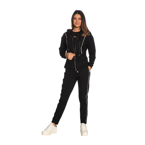 Pantalone Donna Urban Nero modella intera frontale