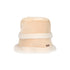 Cappello bucket in tessuto spalmato Beige