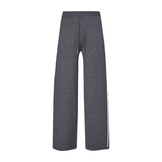 Pantaloni jogging Donna in maglia grigio