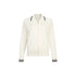 Cardigan Donna con collo a camicia e zip