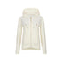Maglia Donna con zip e cappuccio Bianco