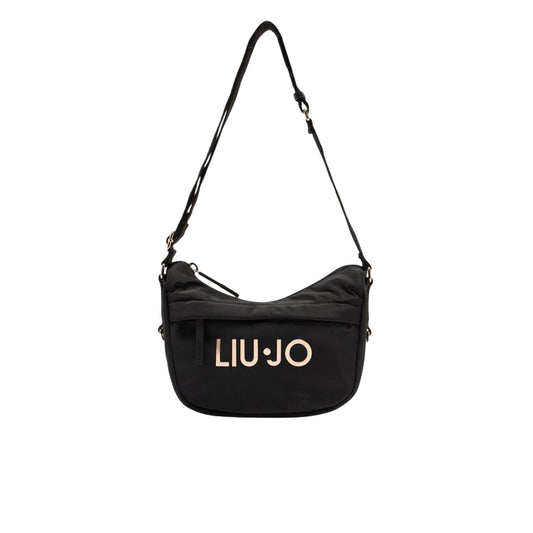 Borsa Donna a tracolla media in nylon nero