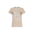 T-shirt Donna con ghirlanda fiori con strass
