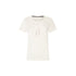 T-shirt Donna con motivo floreale con strass e logo