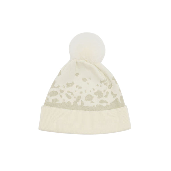 Berretto Donna animalier con pompon