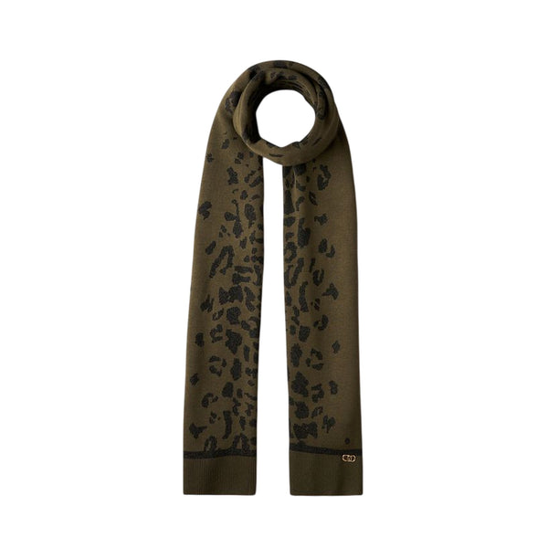 Sciarpa Donna con motivo animalier jacquard