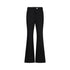 Pantaloni Donna flare a vita alta Nero