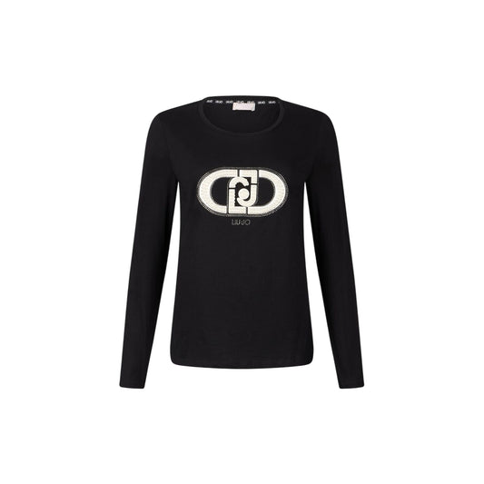 T-shirt Donna a maniche lunghe con logo