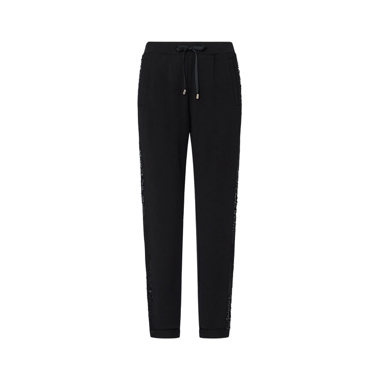 Pantalone in felpa Donna con paillettes Nero