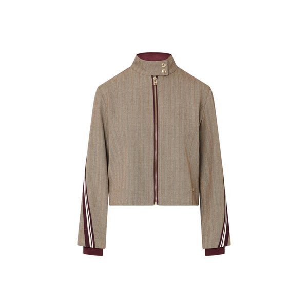 Giacca Donna con tape rigate bicolor