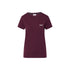 T-shirt Donna Bordeaux con mini logo