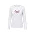 T-shirt Donna con logo e manica lunga Bianco