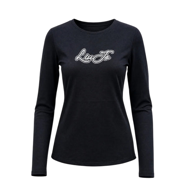 T-shirt Donna manica lunga Nero