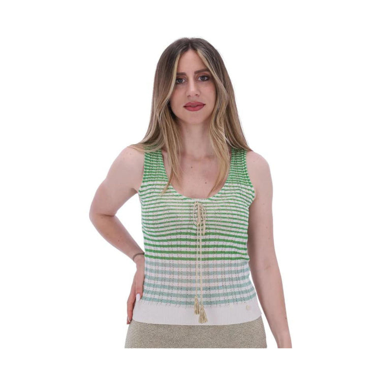 Top Donna con fantasia a righe