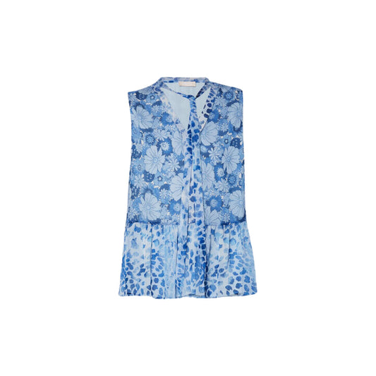 Women's blouse with floral pattern