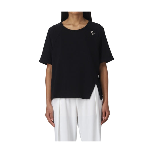 T-shirt Donna in cotone con spacco