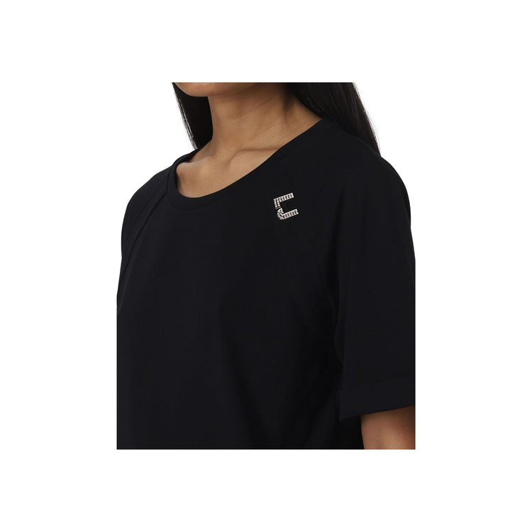 T-shirt femme en coton avec fente