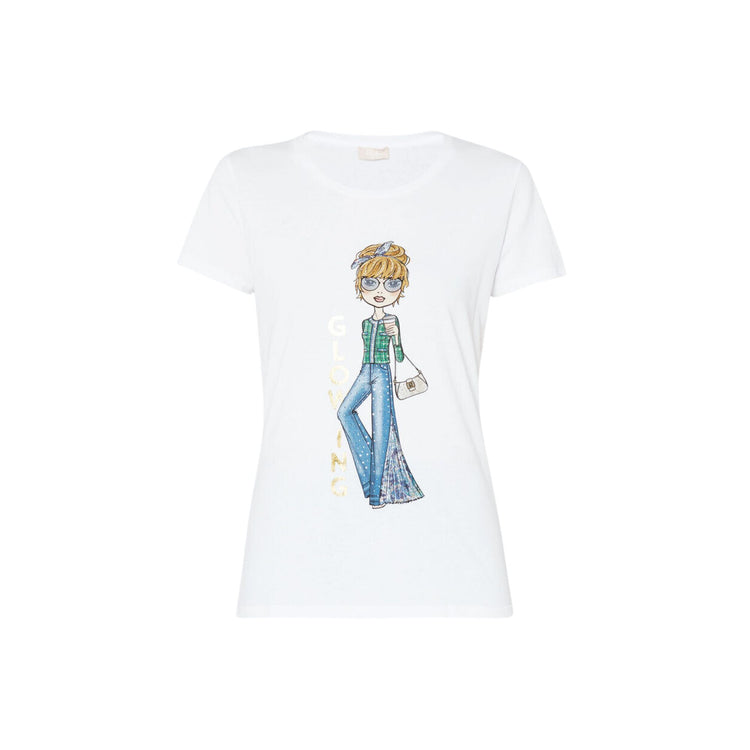 Women's crew-neck T-Shirt with print