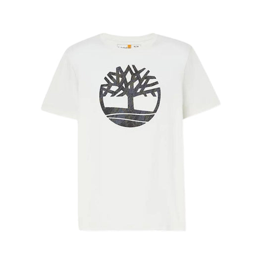 Men's crew-neck T-shirt with maxi logo